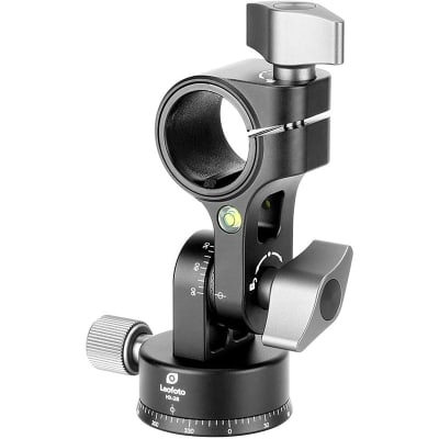 LEOFOTO HX-32 TILT ADAPTER/CONVERTOR WITH PANNING BASE FOR 32MM TRIPOD CENTER COLUMN