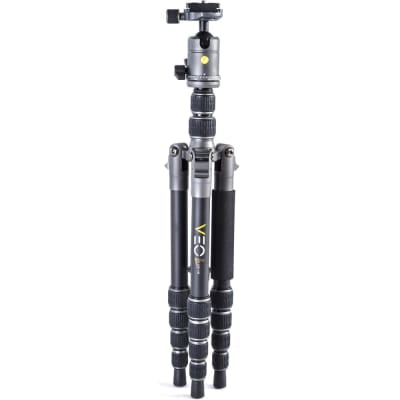 VANGUARD VEO 3 GO 235AB ALUMINUM TRIPOD/MONOPOD WITH T-50 BALL HEAD, SMARTPHONE CONNECTOR, AND BLUETOOTH REMOTE