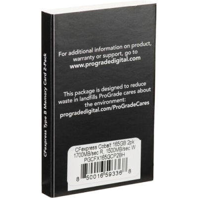 PROGRADE DIGITAL 165GB CFEXPRESS 2.0 TYPE B COBALT MEMORY CARD (2