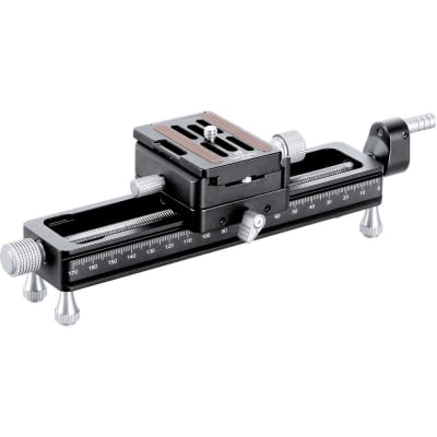 LEOFOTO MP-180S MACRO FOCUSING RAIL WITH ROTATING ARCA-TYPE QR SYSTEM (7.1")