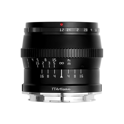 TTARTISAN 50MM F1.2 LENS FOR CANON M / APS-C / BLACK