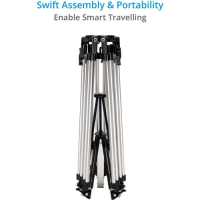 Proaim Heavy-Duty 150mm Tripod Stand with Spreader | Payload - 250kg / 551lb