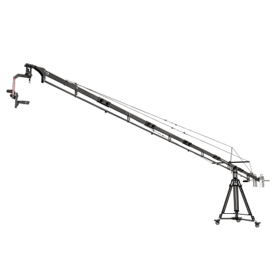 PROAIM ALPHABET 21FT CAMERA JIB CRANE PACKAGE WITH TRIPOD, DOLLY & PAN/TILT HEAD