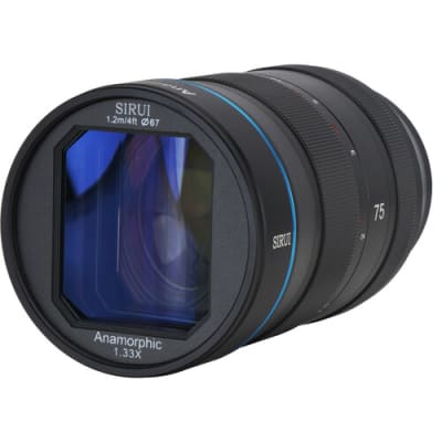 SIRUI 75MM F/1.8 SUPER35 ANAMORPHIC 1.33X LENS (RF MOUNT)