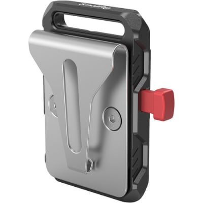 SMALLRIG 2990 MINI V-LOCK BATTERY PLATE WITH BELT CLIP