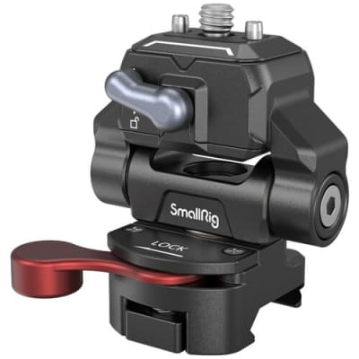 SMALLRIG 3601B DROP-IN HAWKLOCK QUICK RELEASE MONITOR MOUNT WITH NATO CLAMP & LOCATING PINS