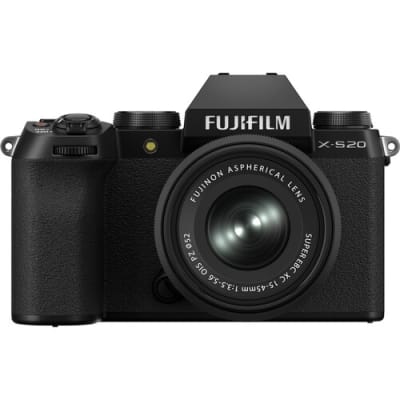 FUJIFILM X-S20 MIRRORLESS CAMERA WITH 15-45MM LENS (BLACK)