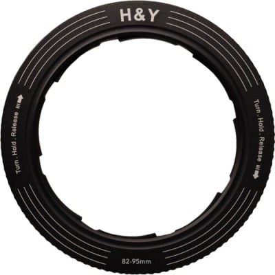 H&Y FILTERS REVORING 82-95MM VARIABLE ADAPTER FOR 95MM FILTERS