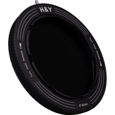 H&Y FILTERS REVORING VARIABLE ND3-ND1000 & CIRCULAR POLARIZER FILTER (67-82MM)