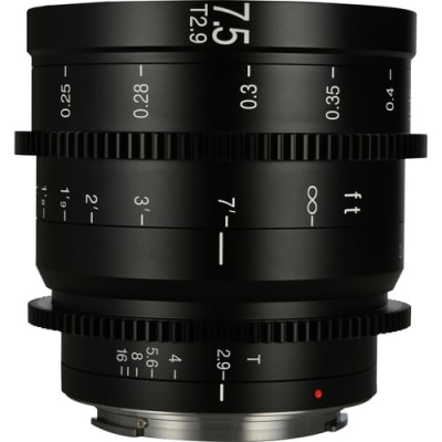 VENUS OPTICS LAOWA ZERO-D S35 7.5MM T/2.9 CINE LENS (CANON RF, FEET/METERS)