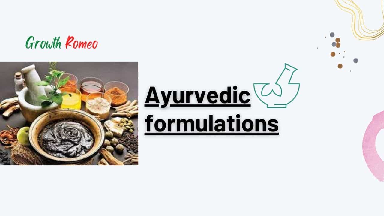 Ayurvedic formulations business in India