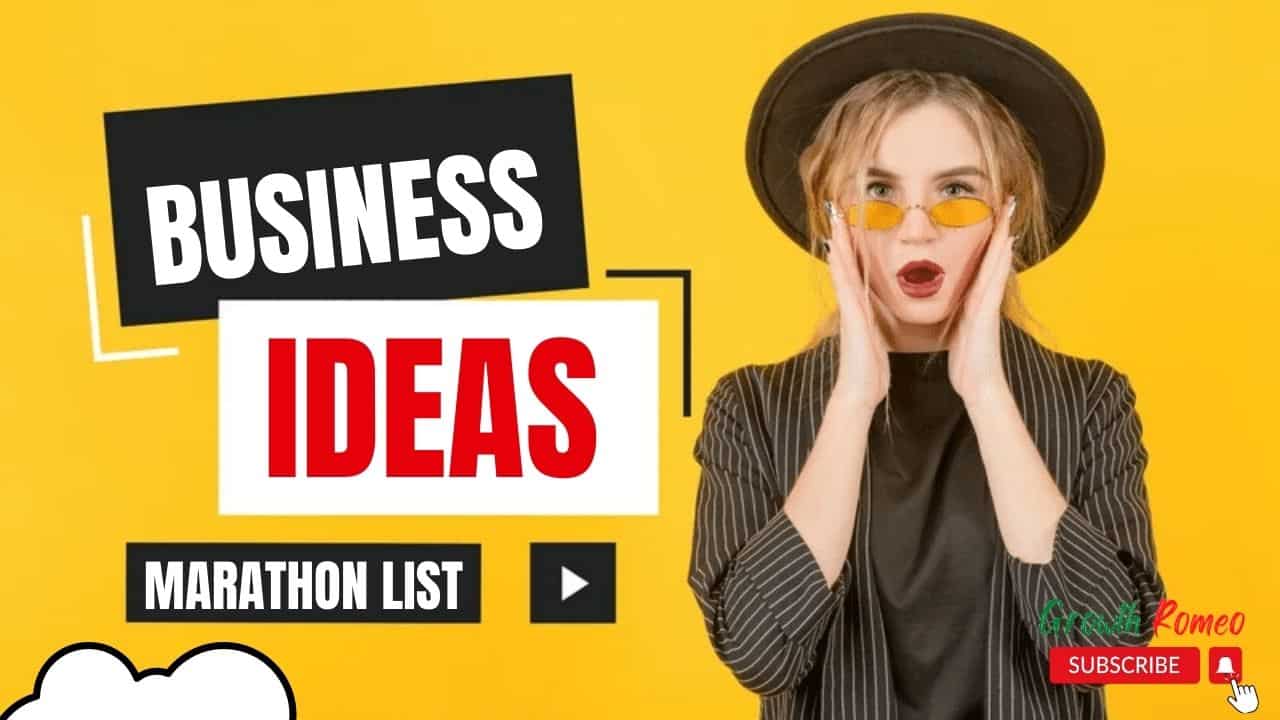 Business ideas list