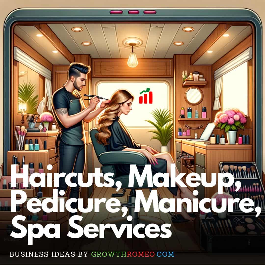 Haircuts, Makeup, Manicure, Pedicure, Spa Services Business ideas Australia