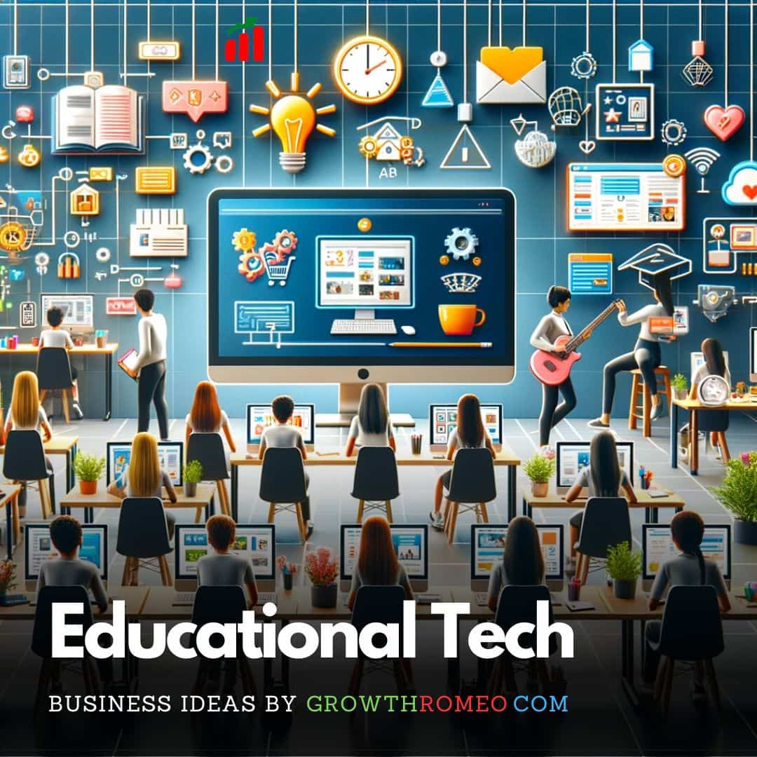 edutech educational startup top business ideas growthromeo