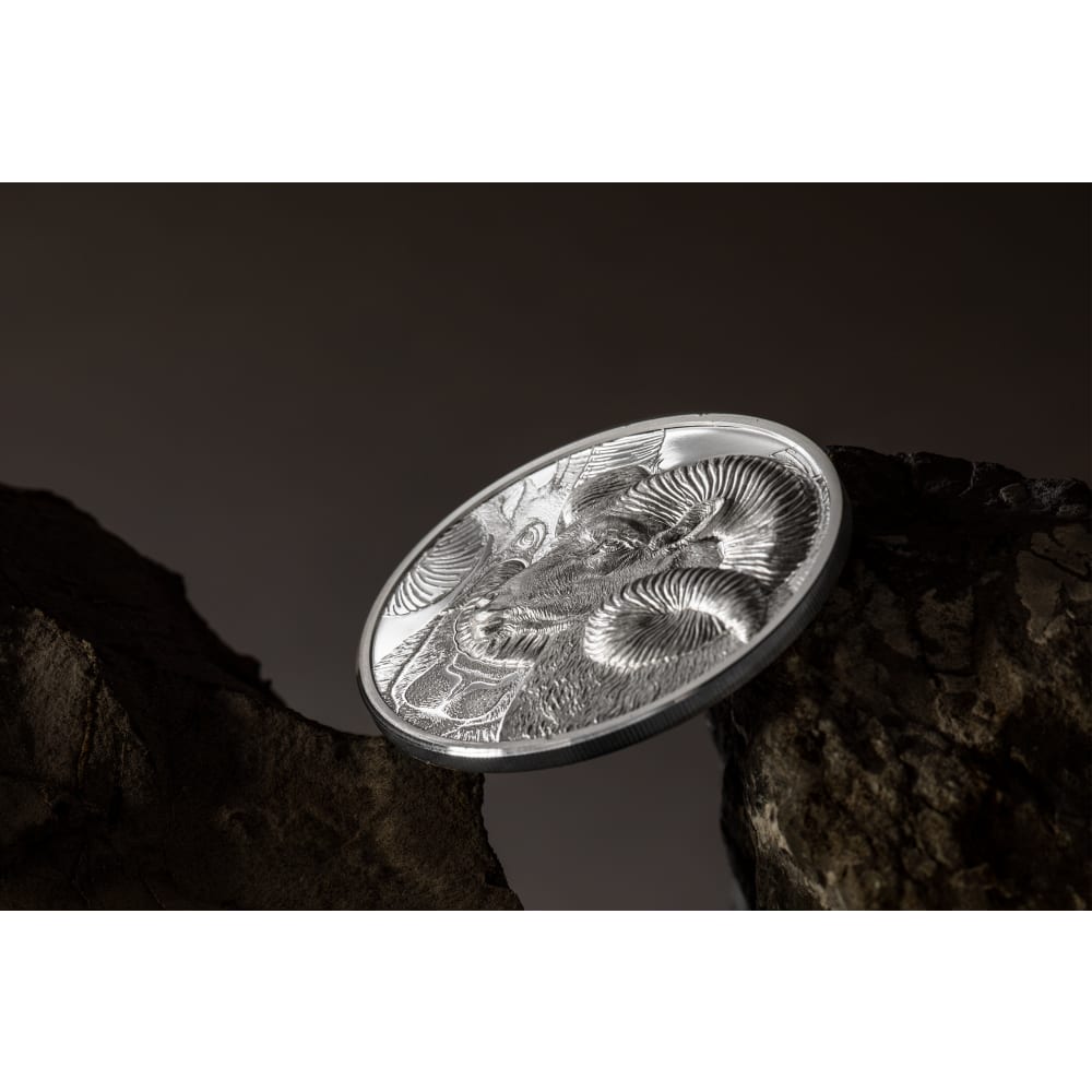 7k Metals - Wild Mongolia – Magnificent Argali 1-oz silver coin 2022