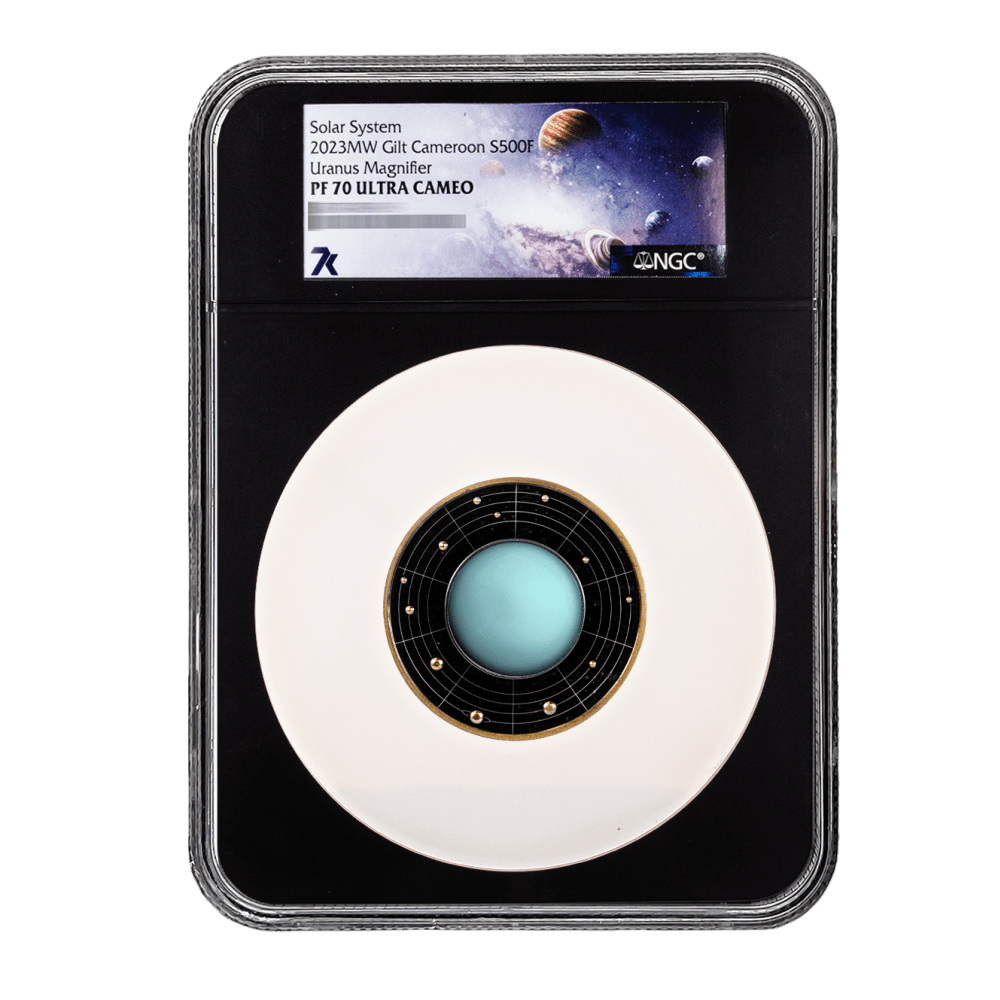 7k Metals - Solar System – Uranus 17-gram silver coin 2023