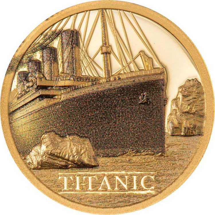 Titanic 1912 1/10-oz gold coin 2022