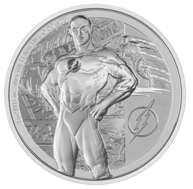 DC Comics – Flash 3-oz silver coin 2022