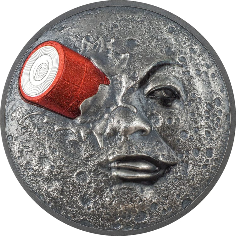 Trip to the Moon 120th Anniversary 2-oz silver coin 2022