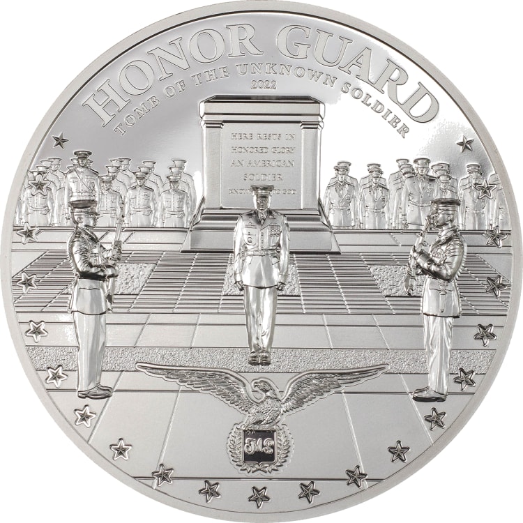 Tomb of the Unknown Soldier 5-oz silver coin 2022