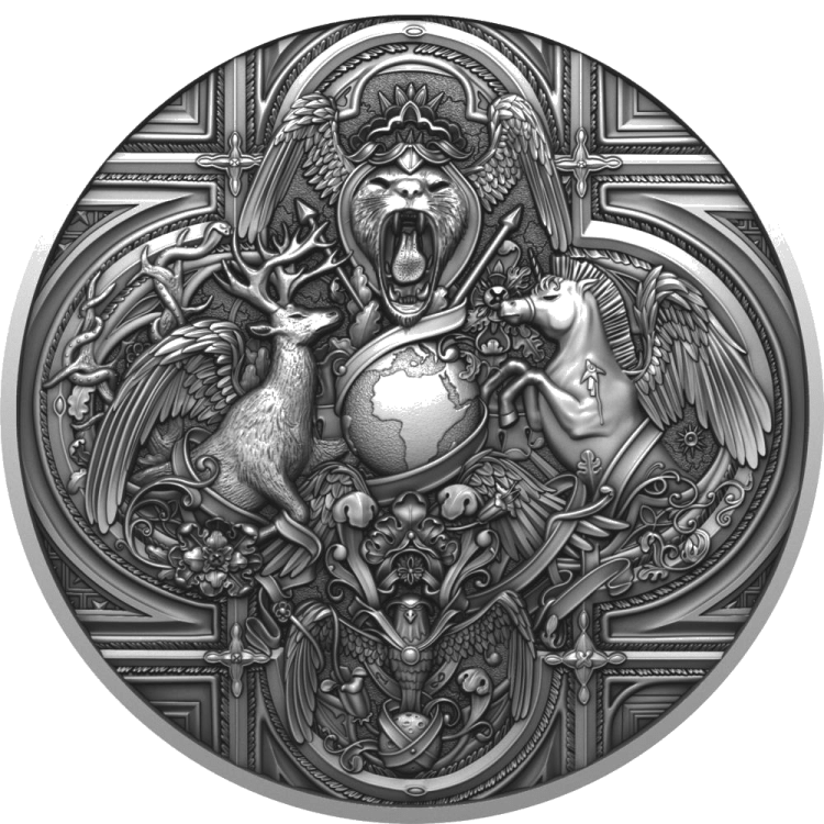 Wild Scenery 2-oz silver coin 2022