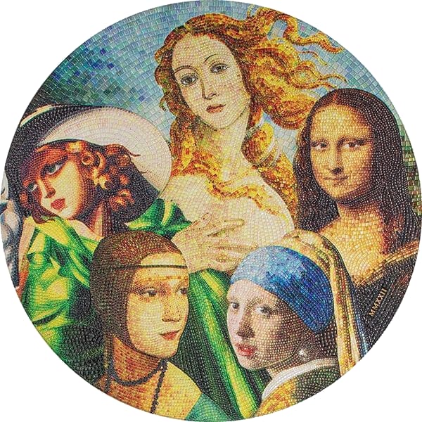 Great Micromosaic – Five Ladies 5-oz silver coin 2022