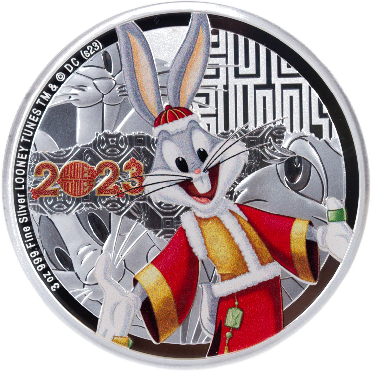 Looney Tunes Year of the Rabbit – Bugs Bunny 3-oz silver coin 2023