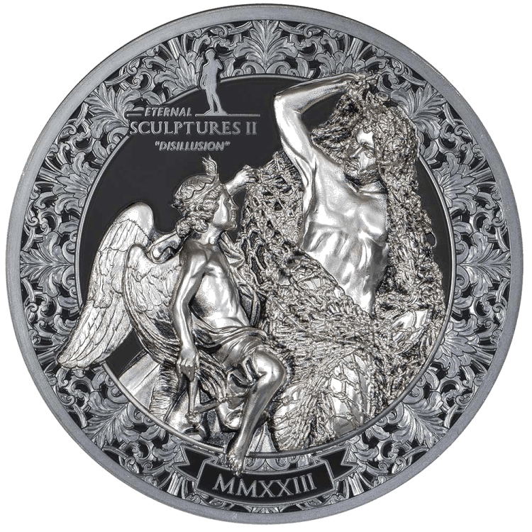 Eternal Sculptures II – Disillusion 3-oz silver coin 2023