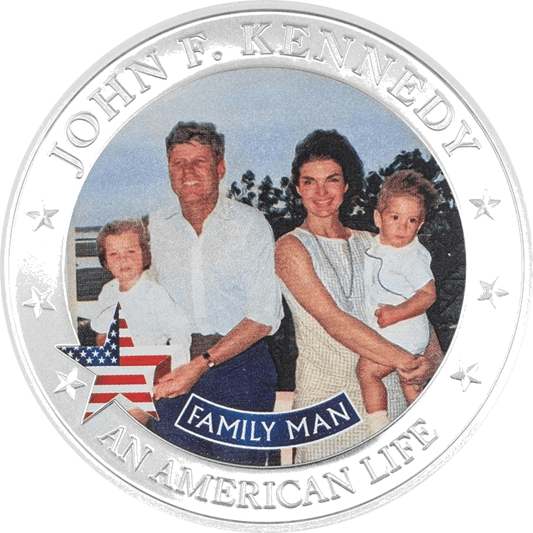 Life of Kennedy – Family Man 1/2-oz silver coin 2023