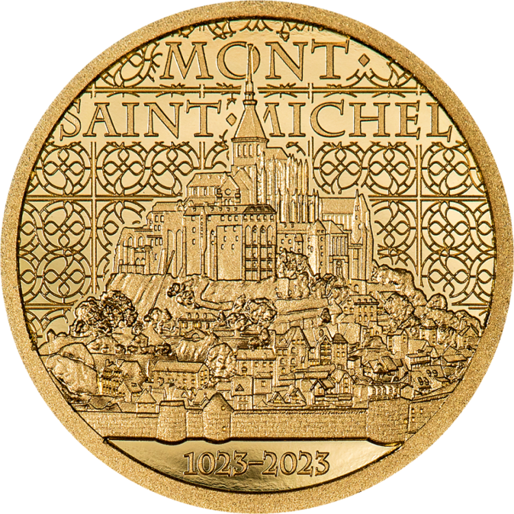 Mont Saint Michel 1/2-gram gold coin 2023