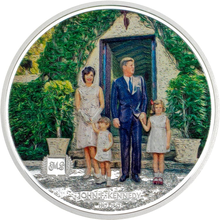 An American Life – John F. Kennedy 2-oz silver coin BU 2023