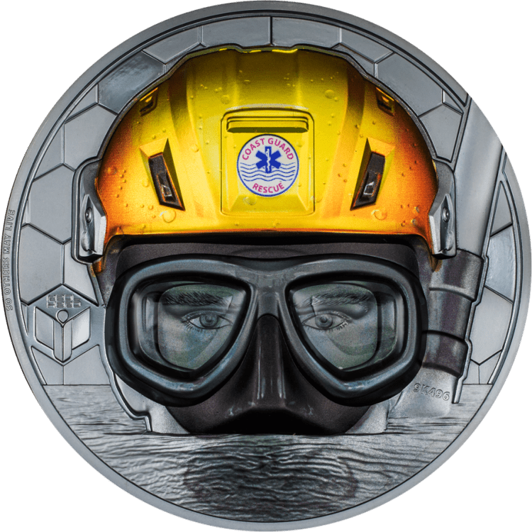 Real Heroes – Coast Guard 1-kilo silver coin 2023