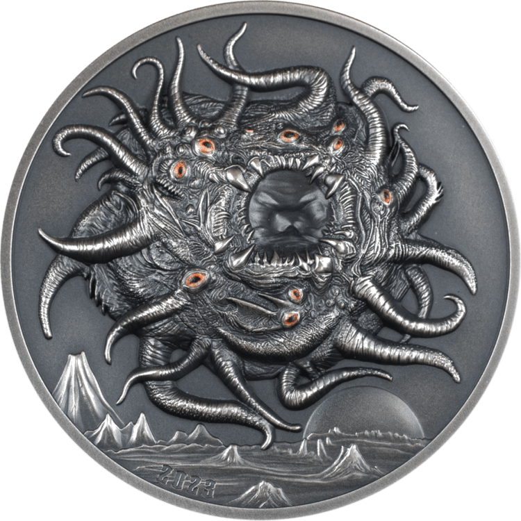 H.P. Lovecraft – Azathoth 3-oz silver coin 2023