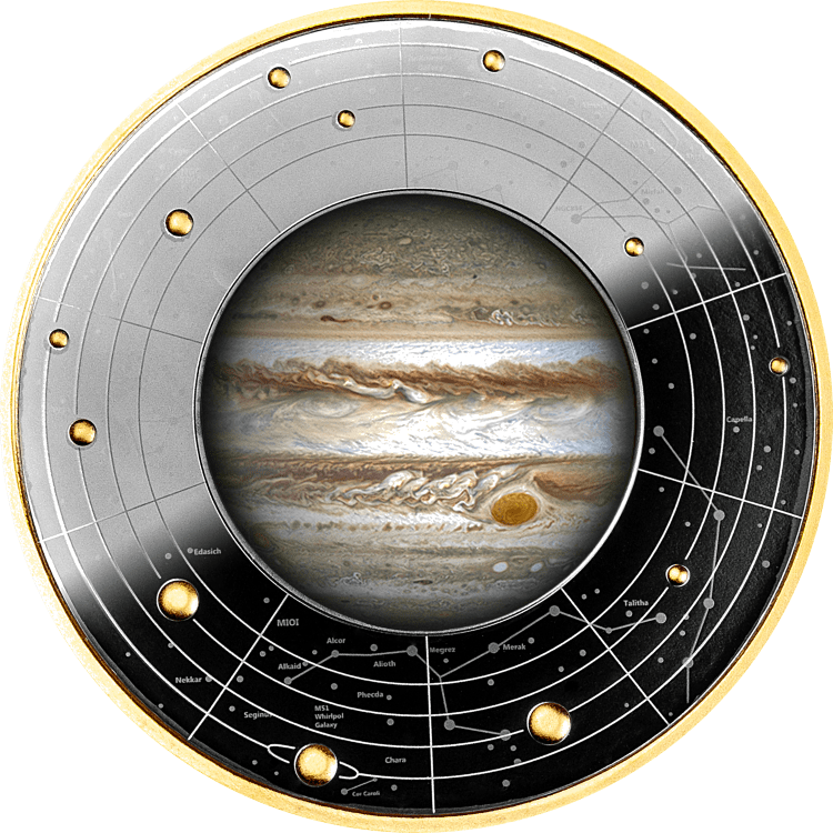 Solar System – Jupiter 17-gram silver coin 2023