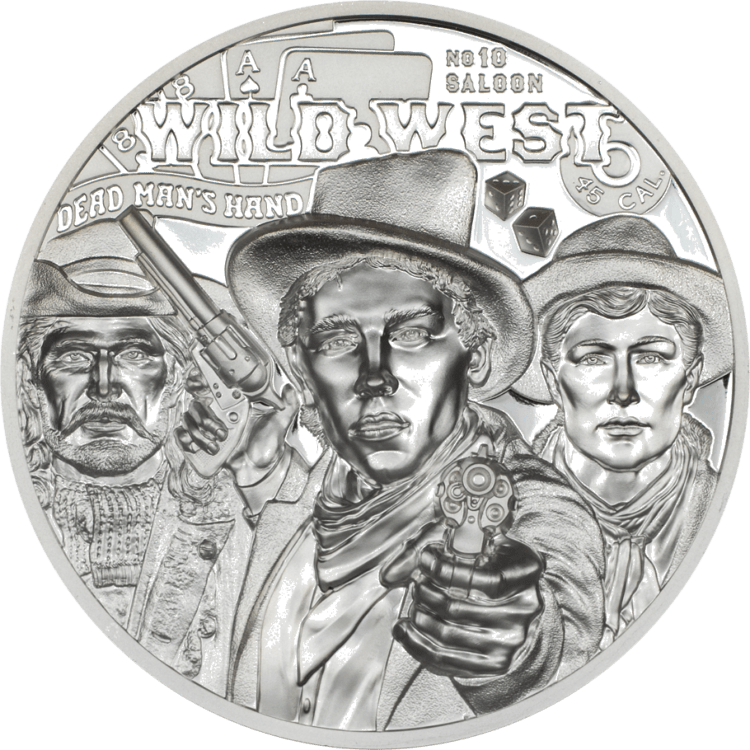 Legends – Wild West 1-oz silver coin 2024