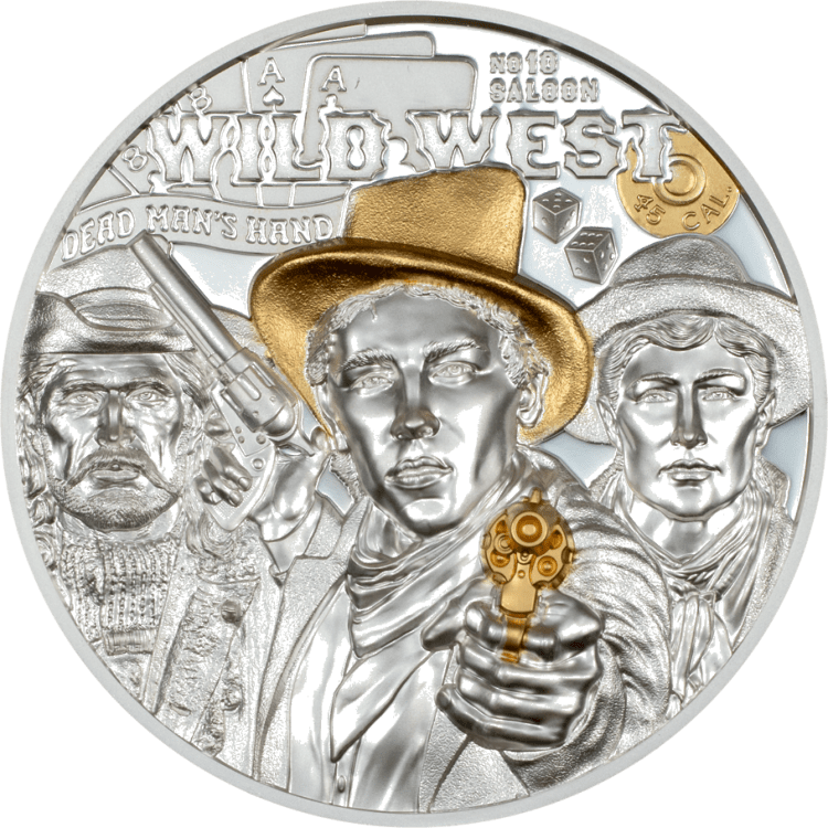 Legends – Wild West 3-oz silver coin 2024