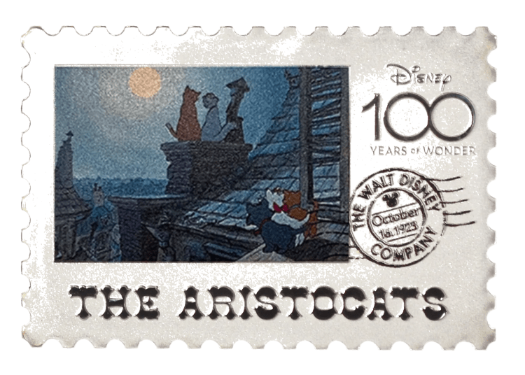 Disney Stamp – The Aristocats 1-oz silver coin 2023