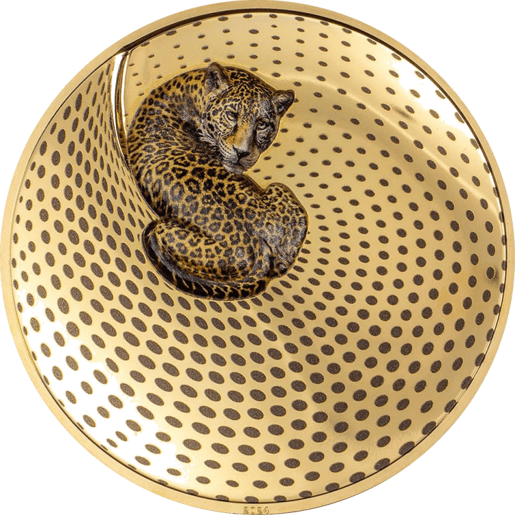 Camouflage of Nature – Leopard 5-oz silver coin 2024