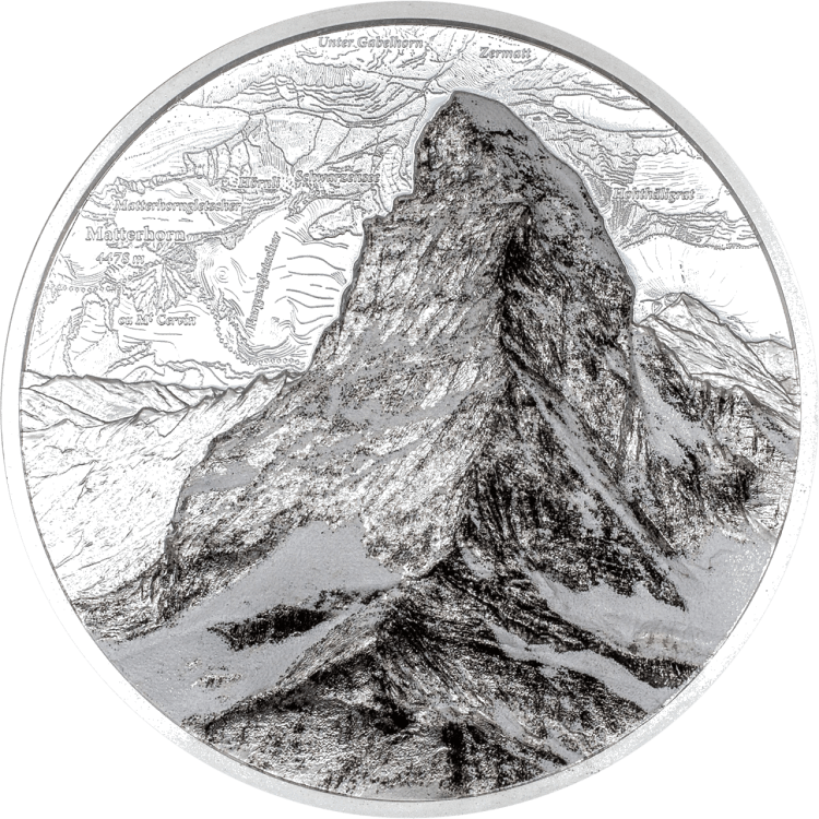 Mountains – Matterhorn 1-oz silver coin 2025