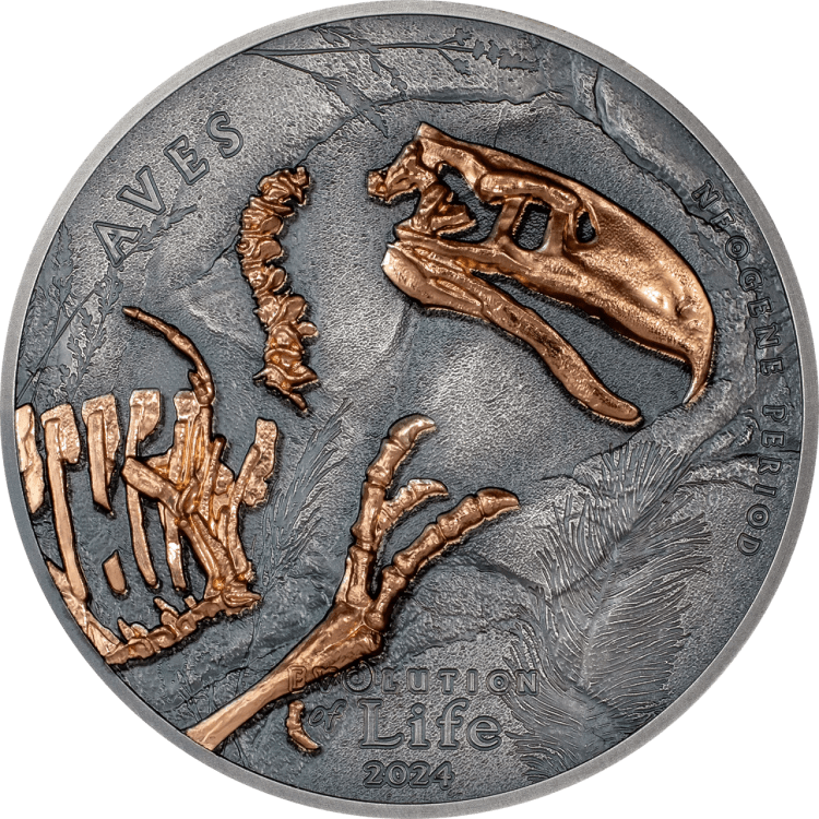 Evolution of Life – Aves 1-oz silver coin 2024