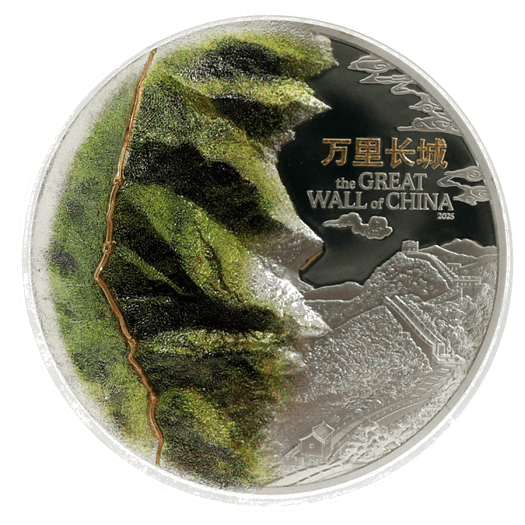 The Great Wall of China 3-oz silver coin 2025