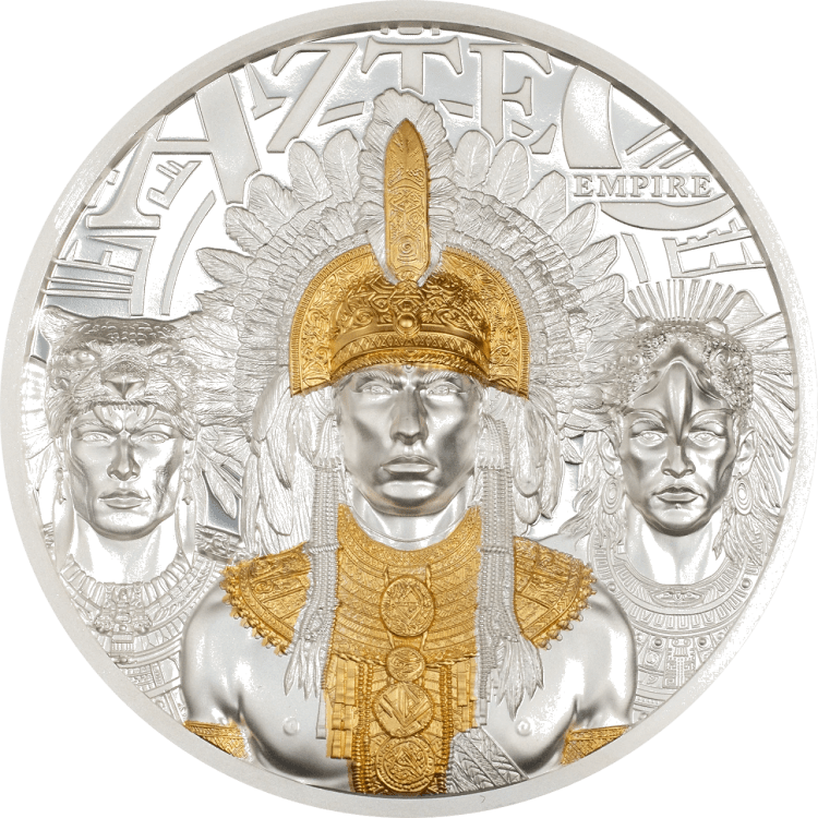 Aztec Empire 3-oz silver coin 2025