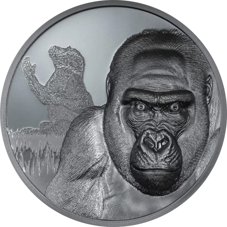 Growing Up – Gorilla 2-oz silver coin 2024