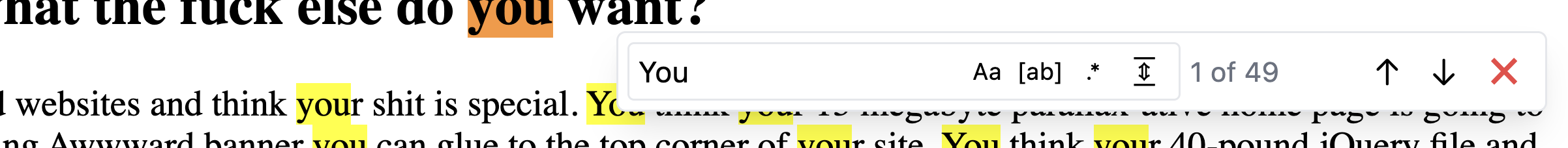 Deep Finder Search Bar