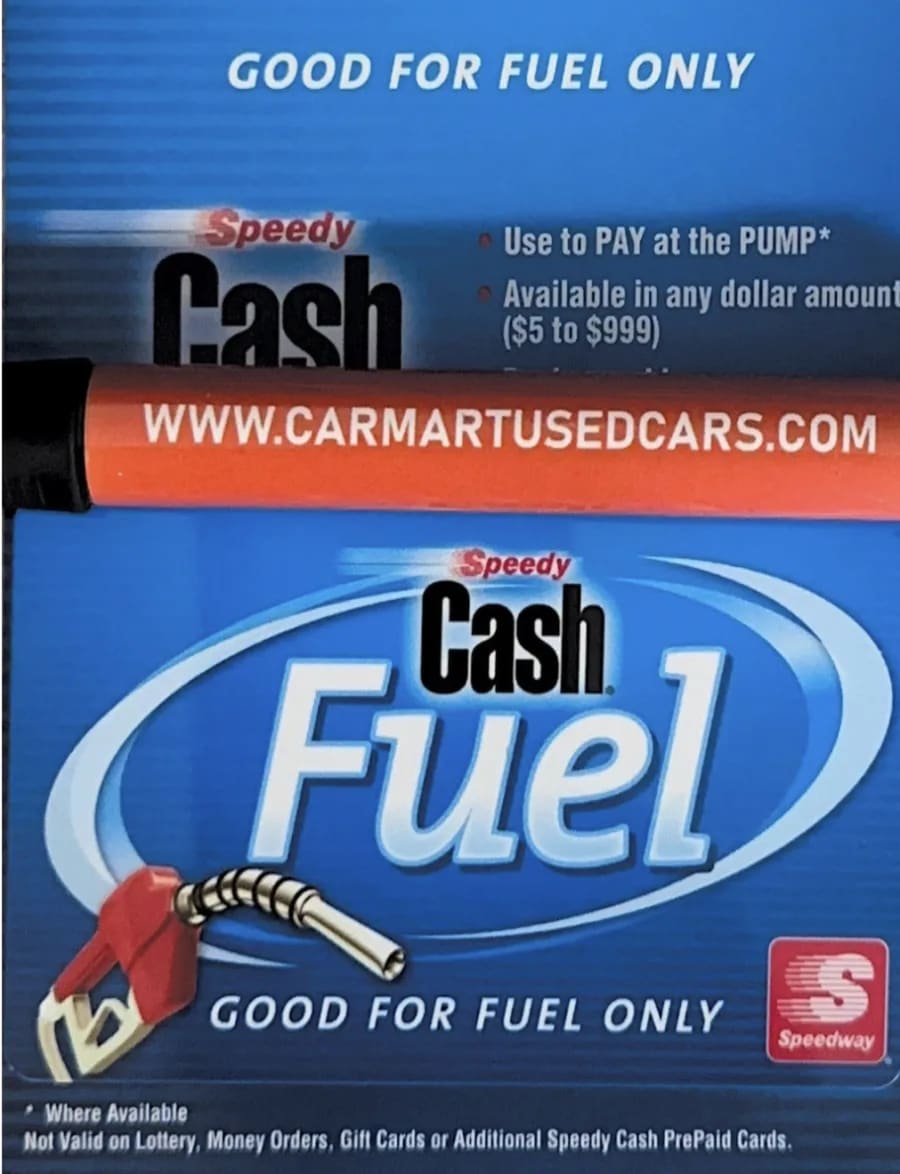 September 15th 40 Speedway Fuel Card