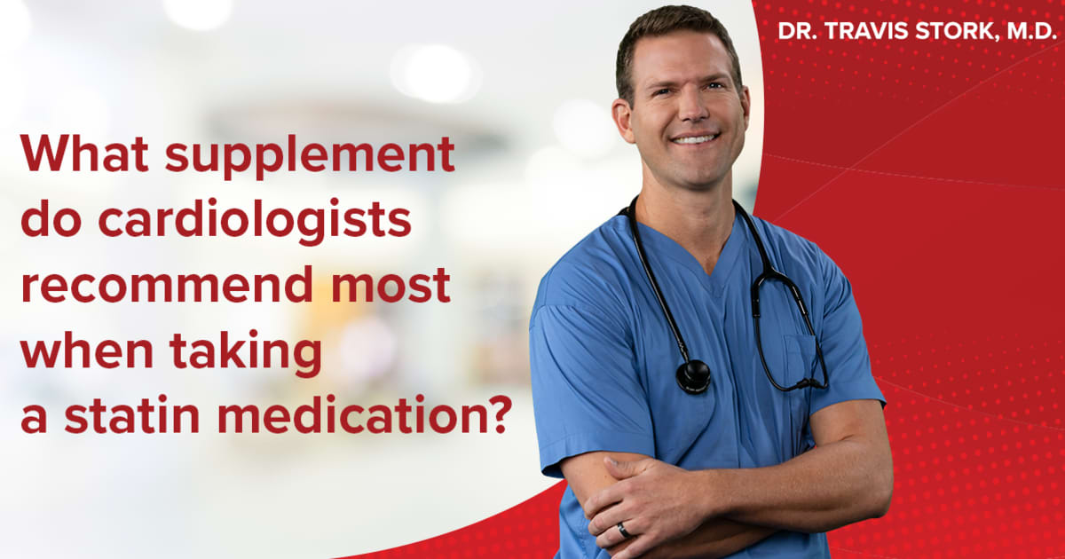Which supplement do cardiologists most for patients taking a