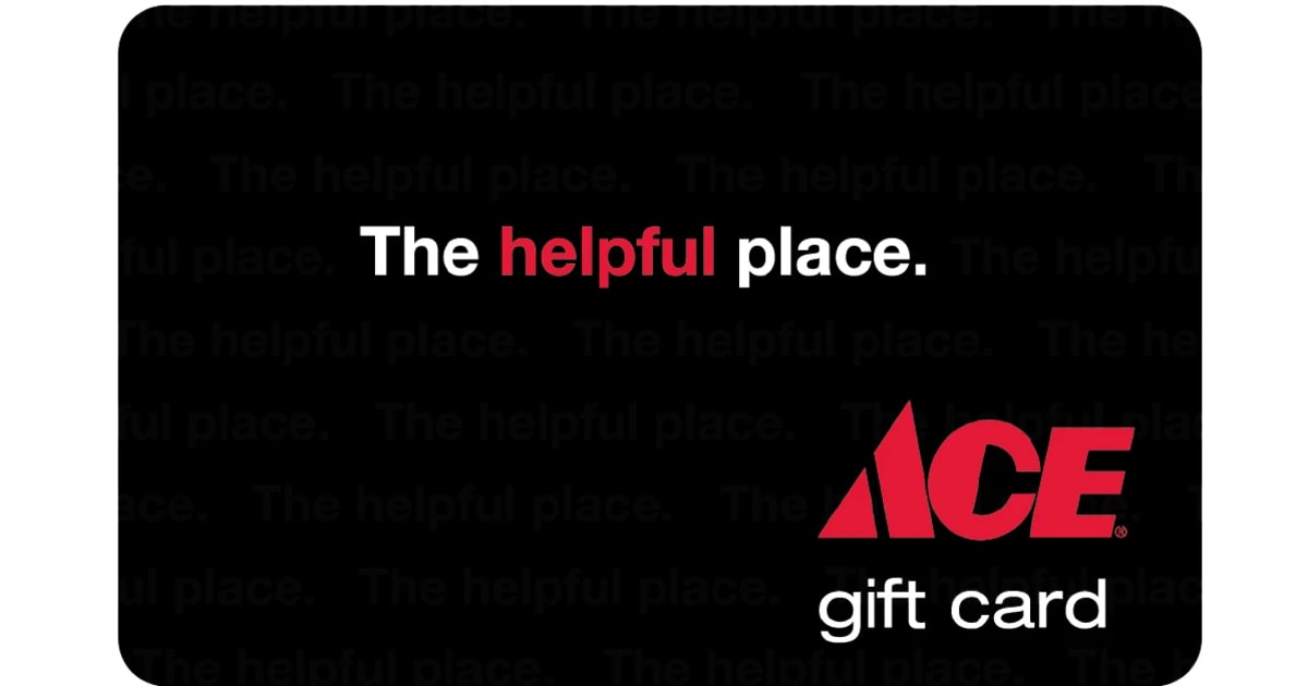 Enter to win a 50 Ace Gift Card from Park Ace Hardware!