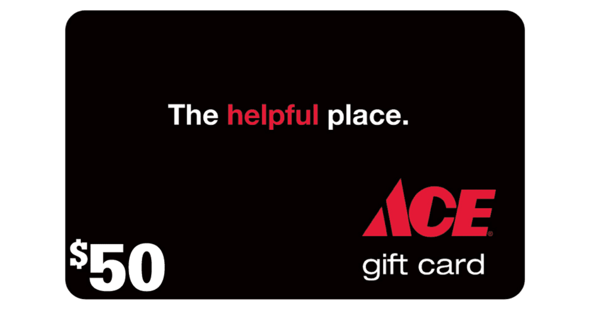 Enter to win a 50 Ace Gift Card from Park Ace Hardware!