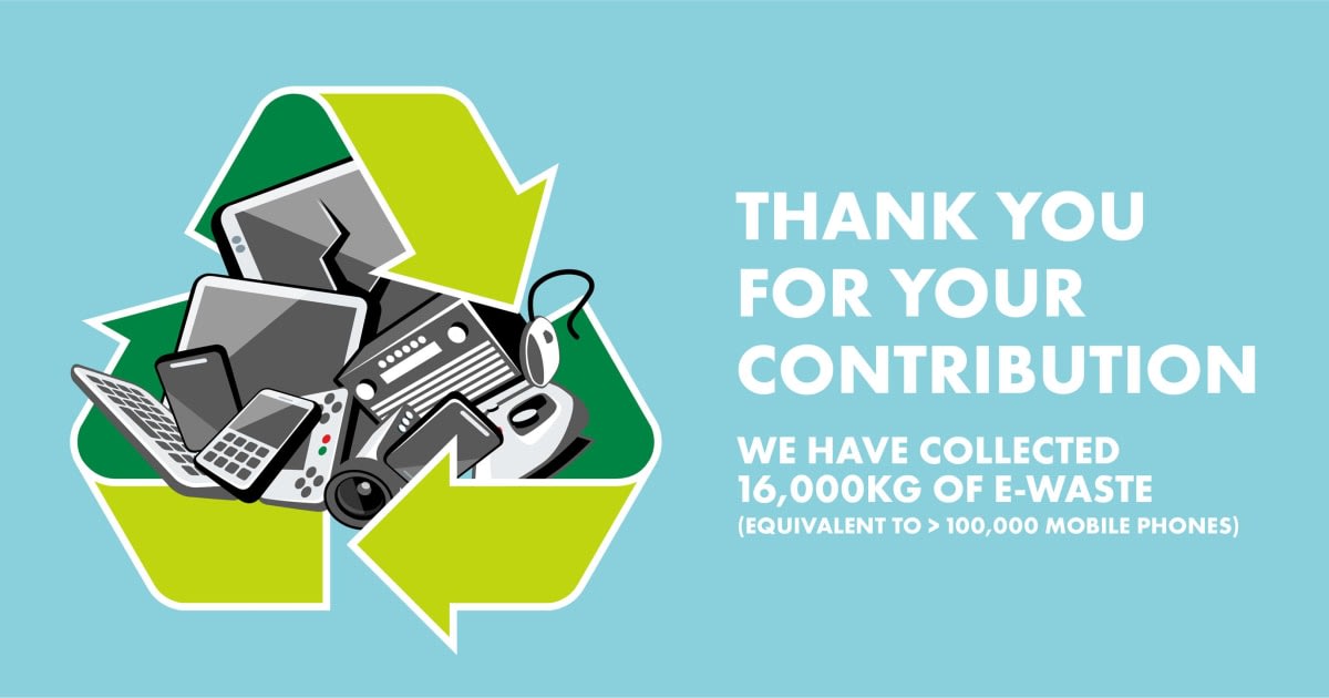 Ewaste recycling bins Shell