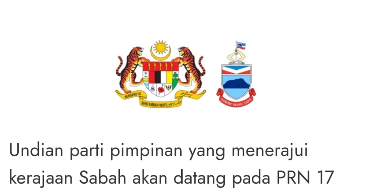 Pimpinan Kerajaan Sabah Akan Datang PRN17